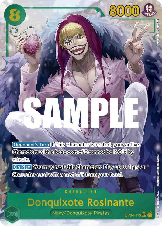 Donquixote Rosinante (Alternate Art) OP04-119 Kingdoms of Intrigue NM/M