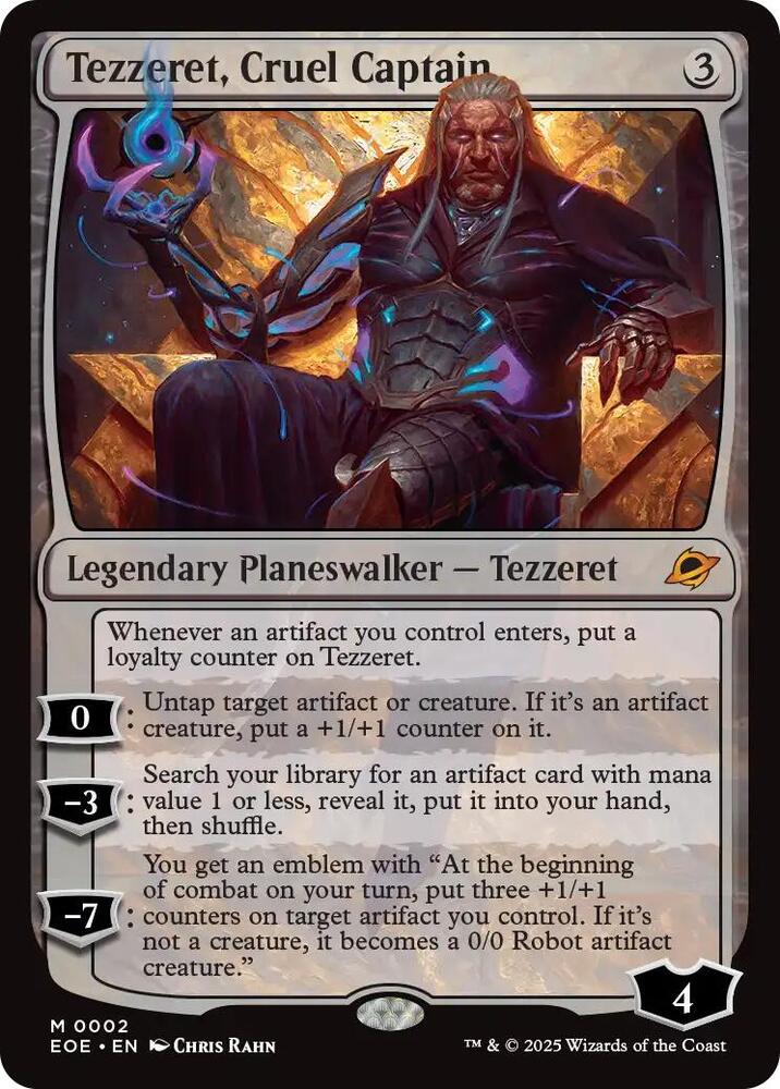Tezzeret, Cruel Captain 2 Mythic Edge of Eternities NM/M