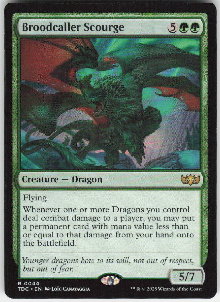 Broodcaller Scourge R Commander: Tarkir: Dragonstorm 44 NM