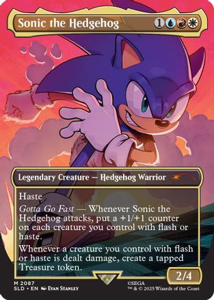 Sonic the Hedgehog 2087 Mythic Secret Lair Drop Series NM/M