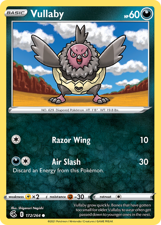 Vullaby 172/264 Common Reverse Holo Fusion Strike NM/LP