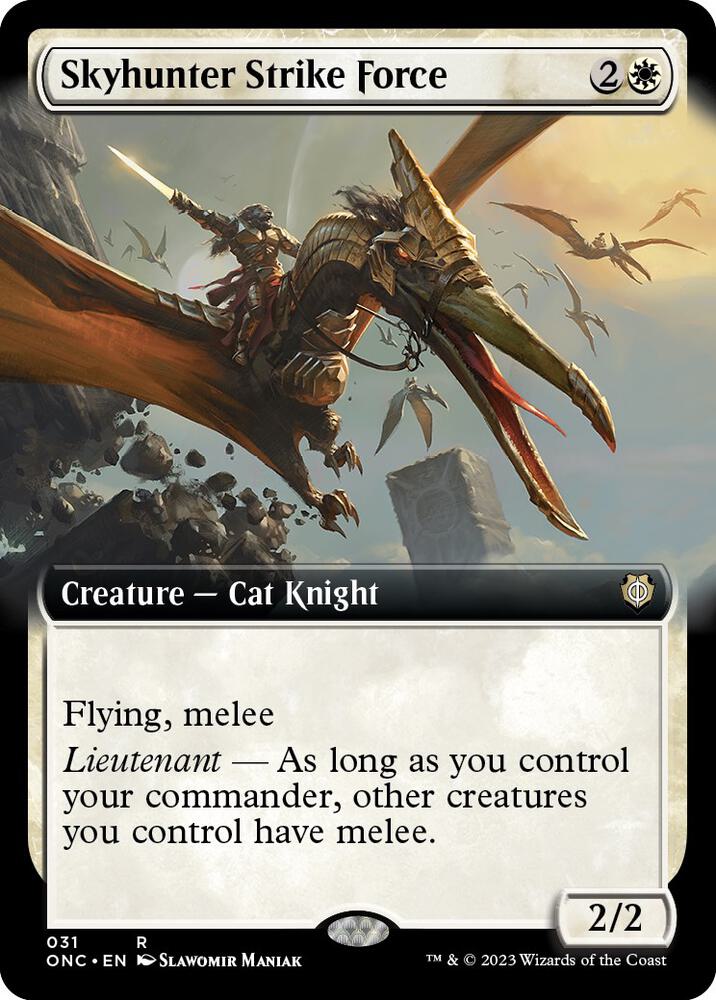 Skyhunter Strike Force (Extended Art) 31 Commander: Phyrexia: All Will Be One NM/M