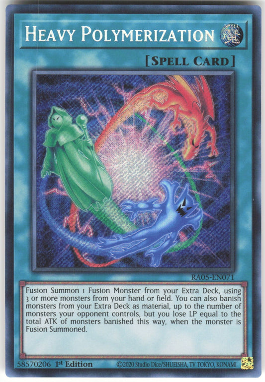 Heavy Polymerization (Secret Rare) Secret Rare Rarity Collection 5 RA05-EN071 NM