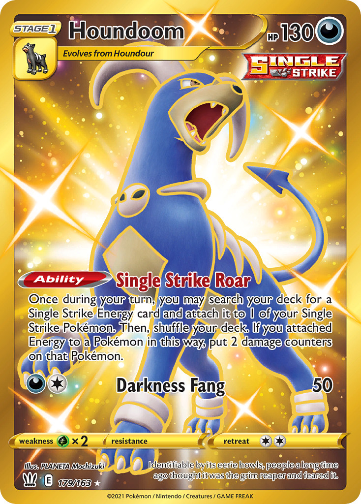 Houndoom 179/163 Secret Rare Battle Styles NM/M