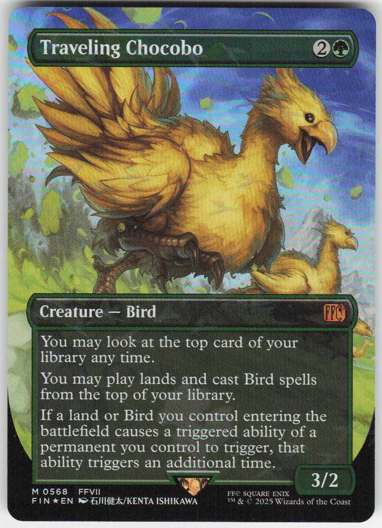 Traveling Chocobo (Borderless) (Chocobo Track Foil) M FINAL FANTASY 568 NM