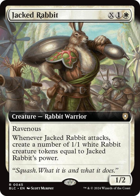 Jacked Rabbit (Extended Art) 45 Rare Commander: Bloomburrow NM/M