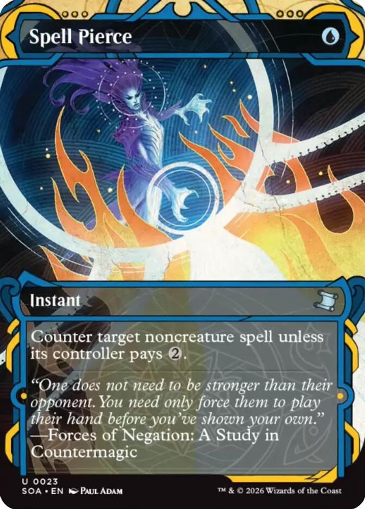 Spell Pierce 23 Uncommon Secrets of Strixhaven: Mystical Archive NM/M