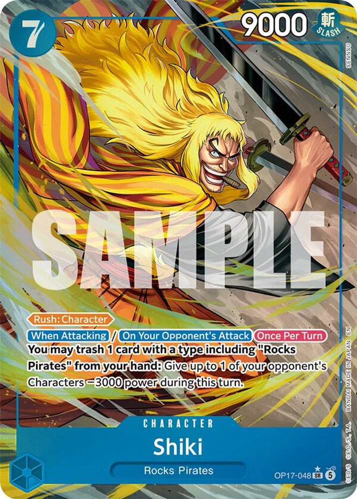 Shiki (048) (Alternate Art) OP17-048 The World's Strongest Warriors NM/M