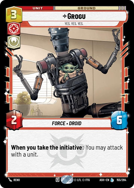 Grogu - Yes. Yes. Yes. 155/264 Legendary Ashes of the Empire NM/M