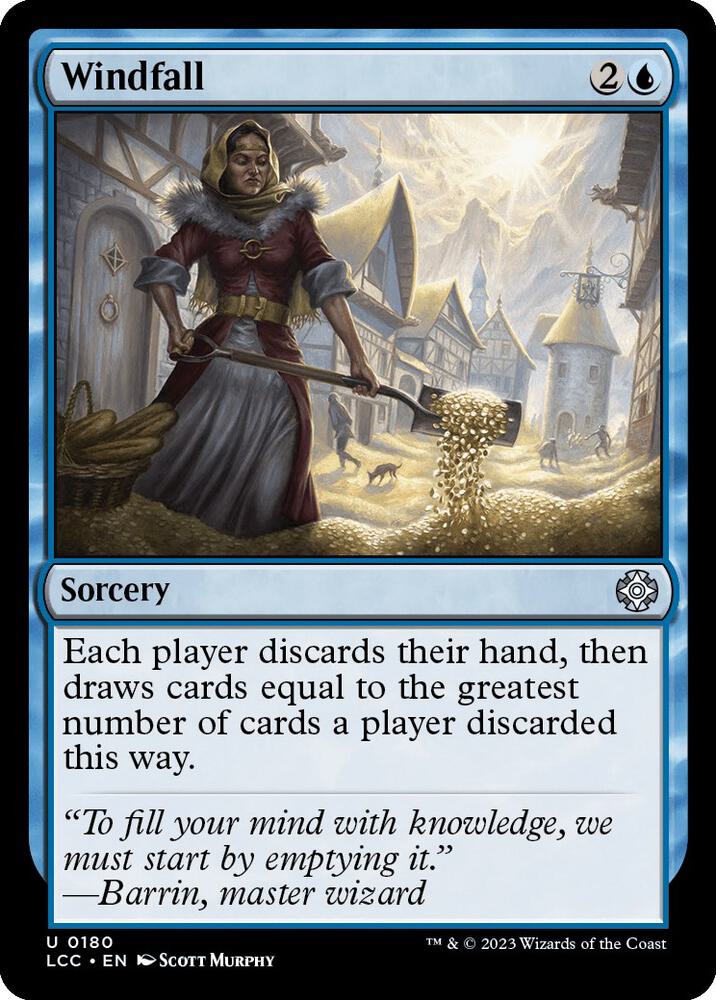 Windfall 180 Uncommon Commander: The Lost Caverns of Ixalan NM/M
