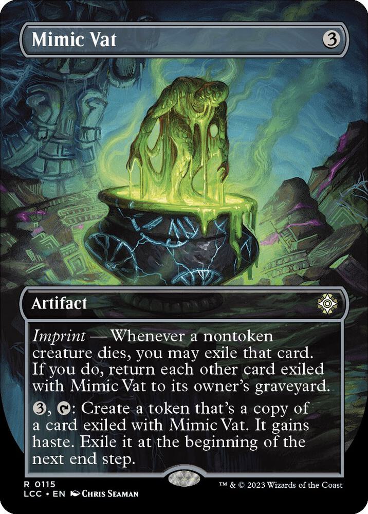 Mimic Vat (Borderless) 115 Rare Commander: The Lost Caverns of Ixalan NM/M