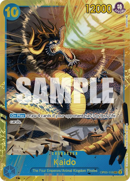 Kaido (118) OP05-118 Secret Rare Awakening of the New Era NM/M