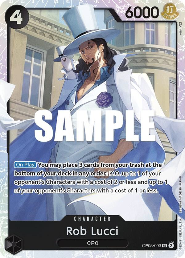 Rob Lucci (093) OP05-093 Super Rare Awakening of the New Era NM/M