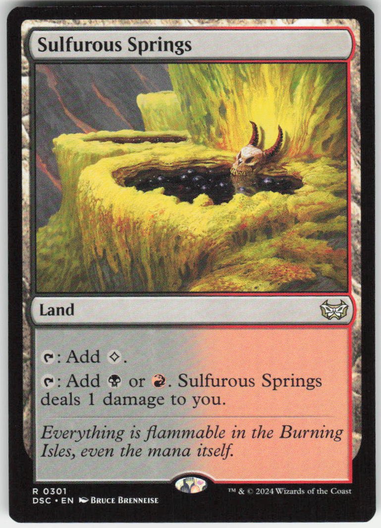 Sulfurous Springs R Commander: Duskmourn: House of Horror 301 NM