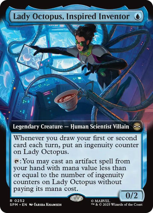 Lady Octopus, Inspired Inventor (Extended Art) 252 Rare Marvel's Spider-Man NM/M
