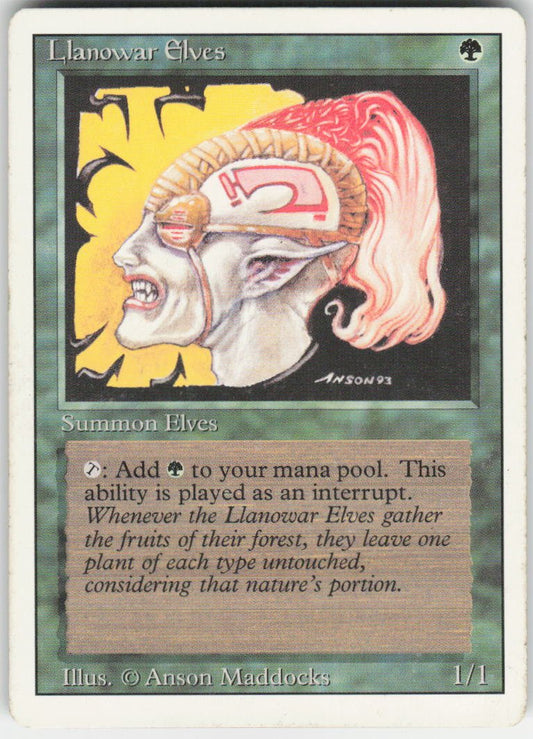 Llanowar Elves C Revised Edition NM