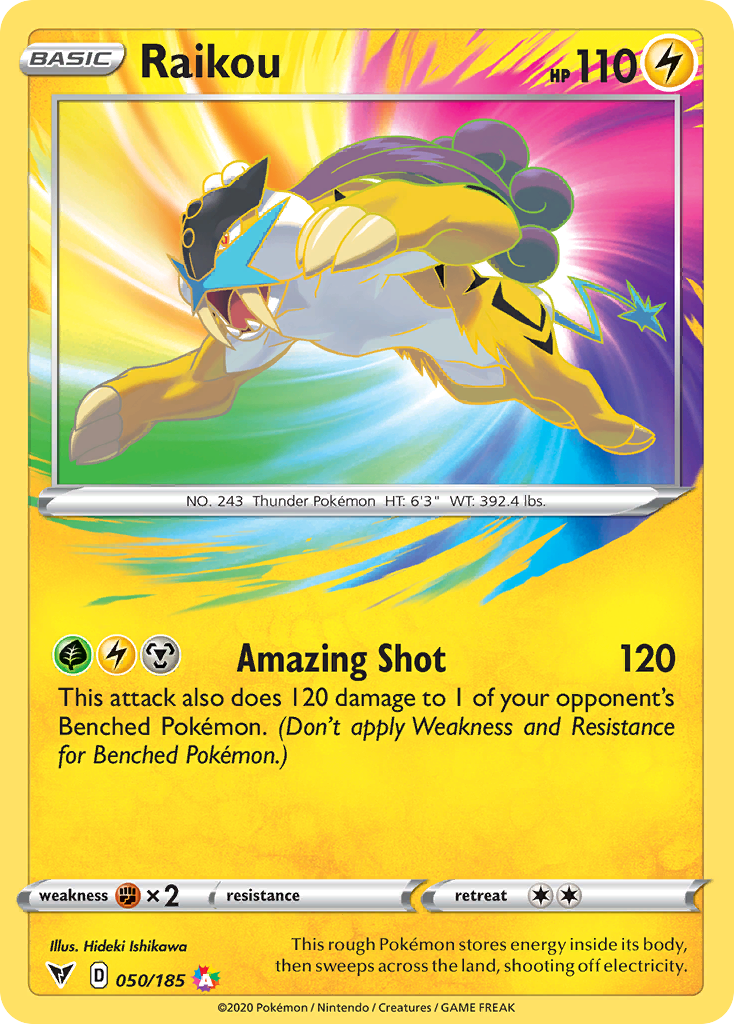 Raikou 050/185 Amazing Rare Vivid Voltage NM/M