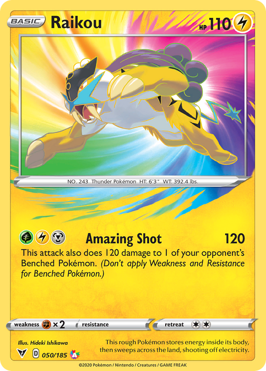 Raikou 050/185 Amazing Rare Vivid Voltage NM/M
