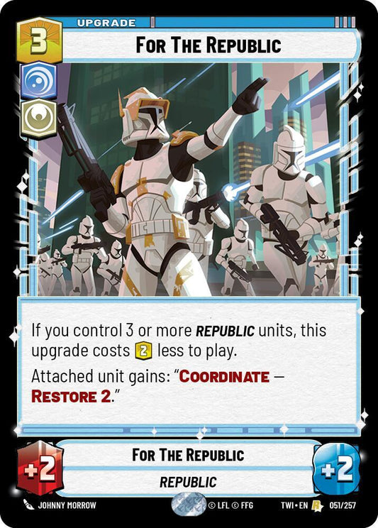 For The Republic 051/257 Rare Foil Twilight of the Republic NM/M
