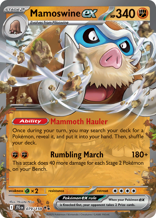 Mamoswine ex 079/159 Double Rare Journey Together NM/M