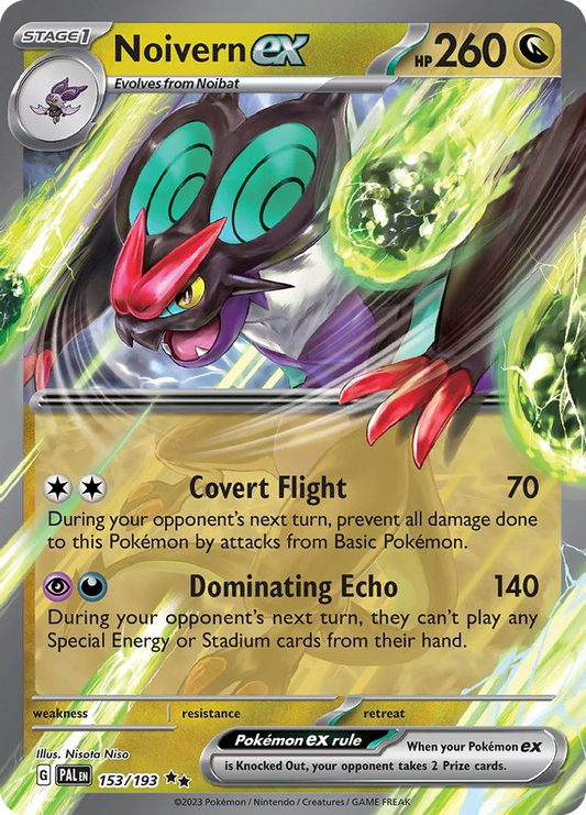 Noivern ex 153/193 Double Rare Paldea Evolved NM/M