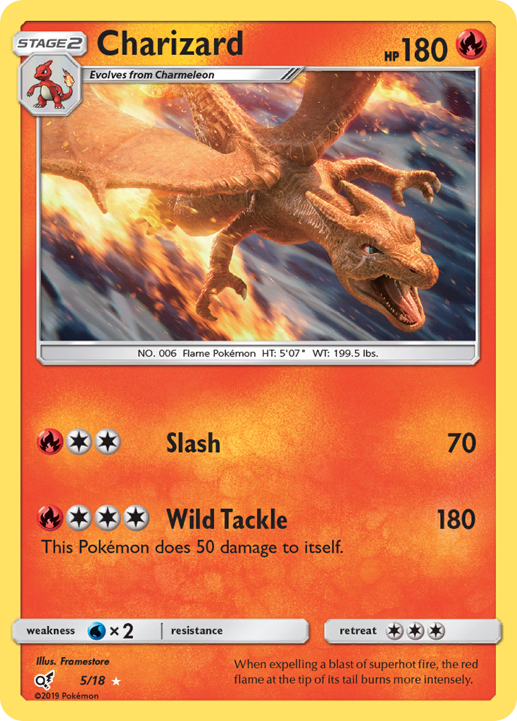 Charizard 5/18 Ultra Rare Detective Pikachu NM/M