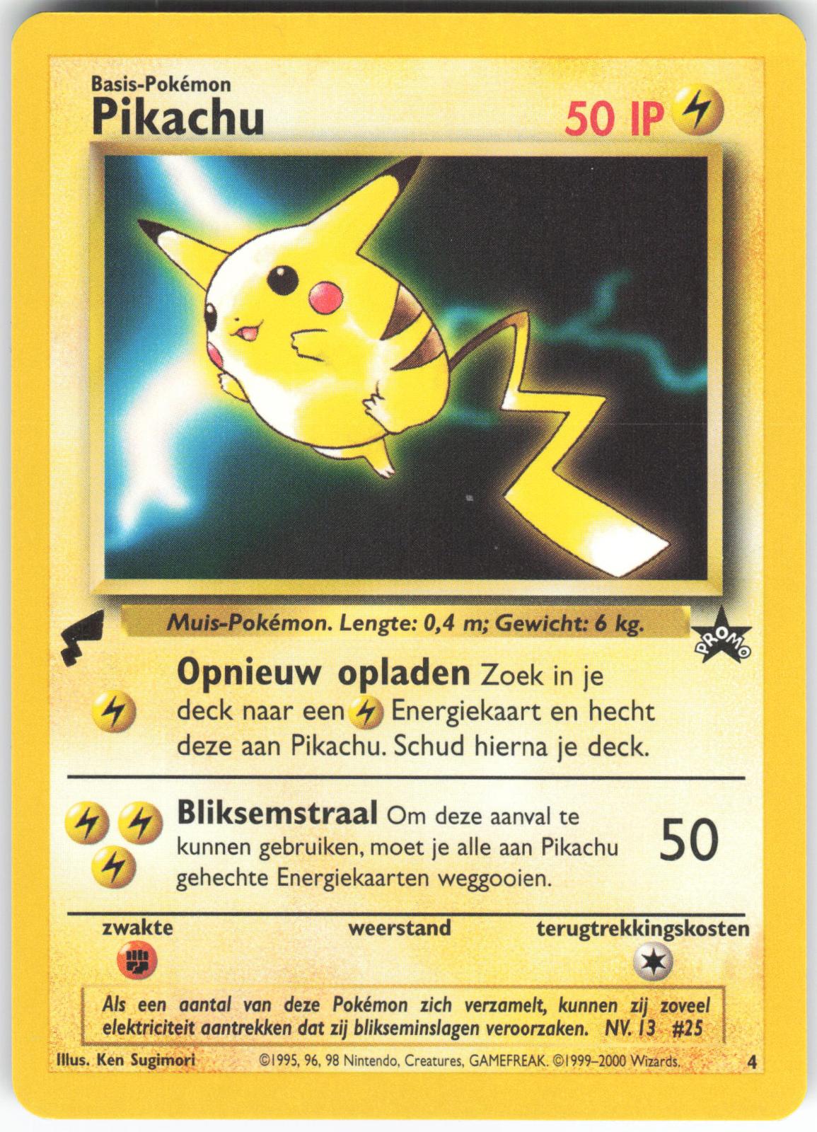 Pikachu (Movie) 4 Promo Pikachu World Collection Promos LP
