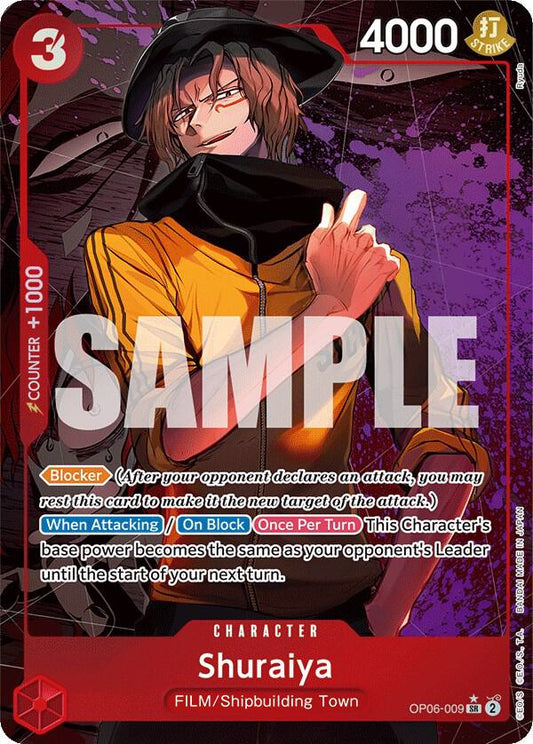 Shuraiya (Alternate Art) OP06-009 Super Rare Wings of the Captain NM/M