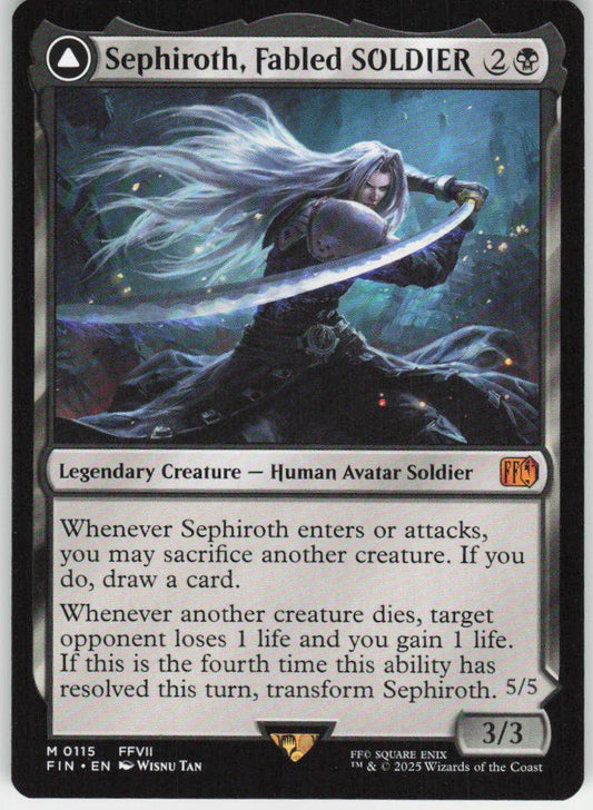 Sephiroth, Fabled SOLDIER M FINAL FANTASY 115 NM