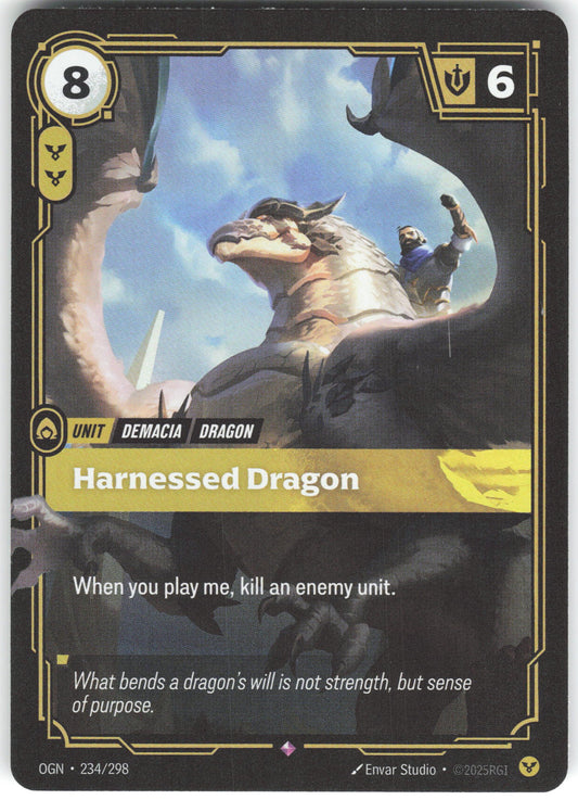 Harnessed Dragon Rare Origins 234/298 NM