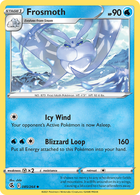 Frosmoth 085/264 Uncommon Reverse Holo Fusion Strike NM/LP
