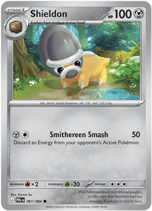 Shieldon 061/084 Common Reverse Holo Pitch Black NM/M