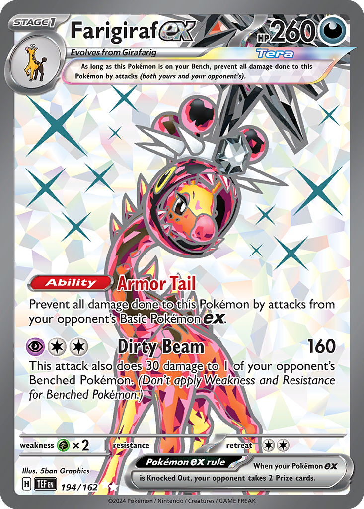 Farigiraf ex 194/162 Ultra Rare Temporal Forces NM/M