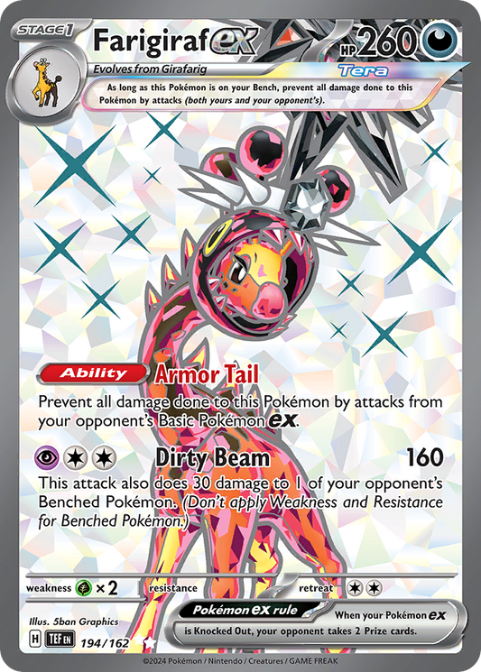 Farigiraf ex 194/162 Ultra Rare Temporal Forces NM/M