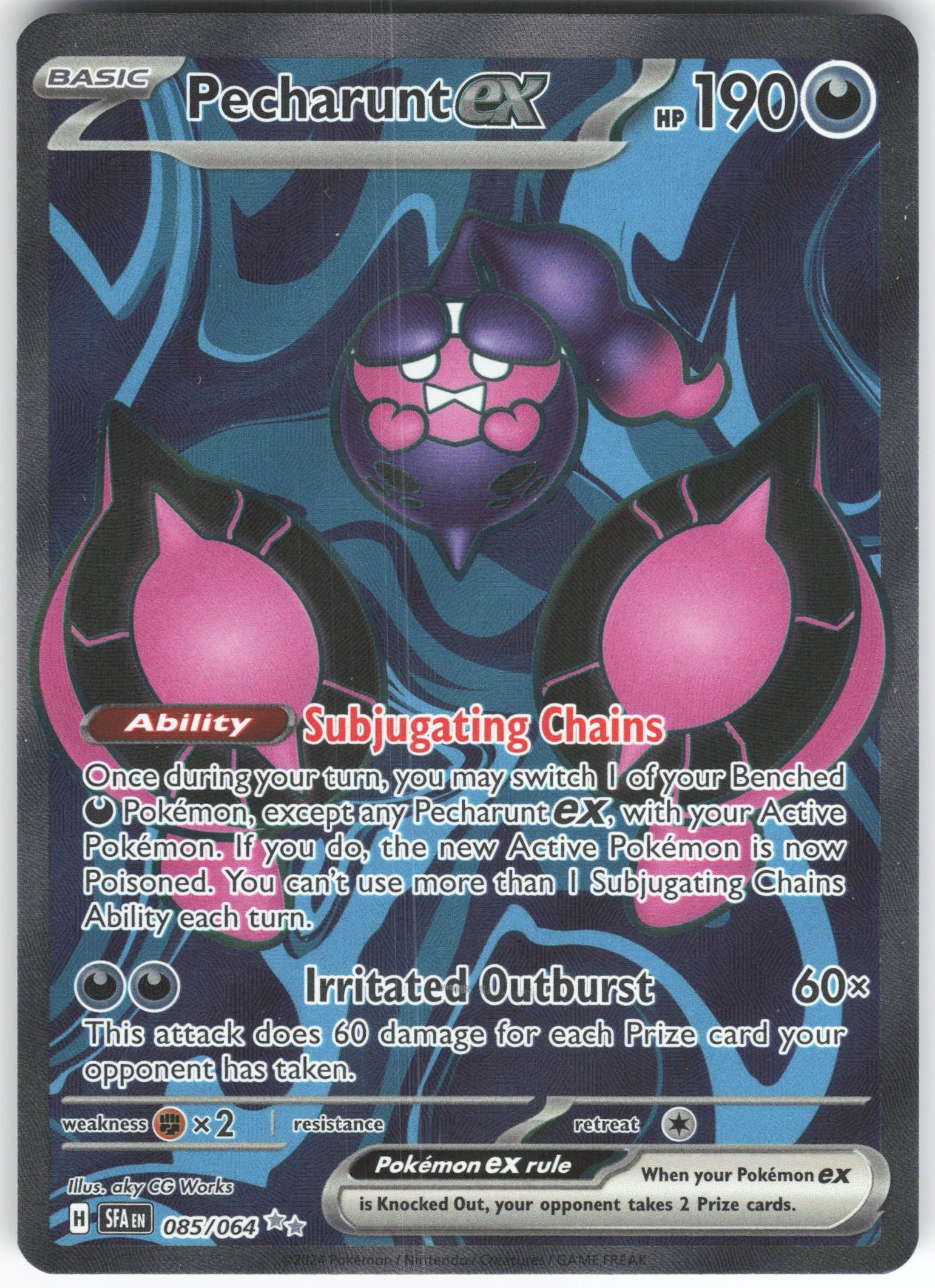 Pecharunt ex - Ultra Rare SV: Shrouded Fable 085/064 NM