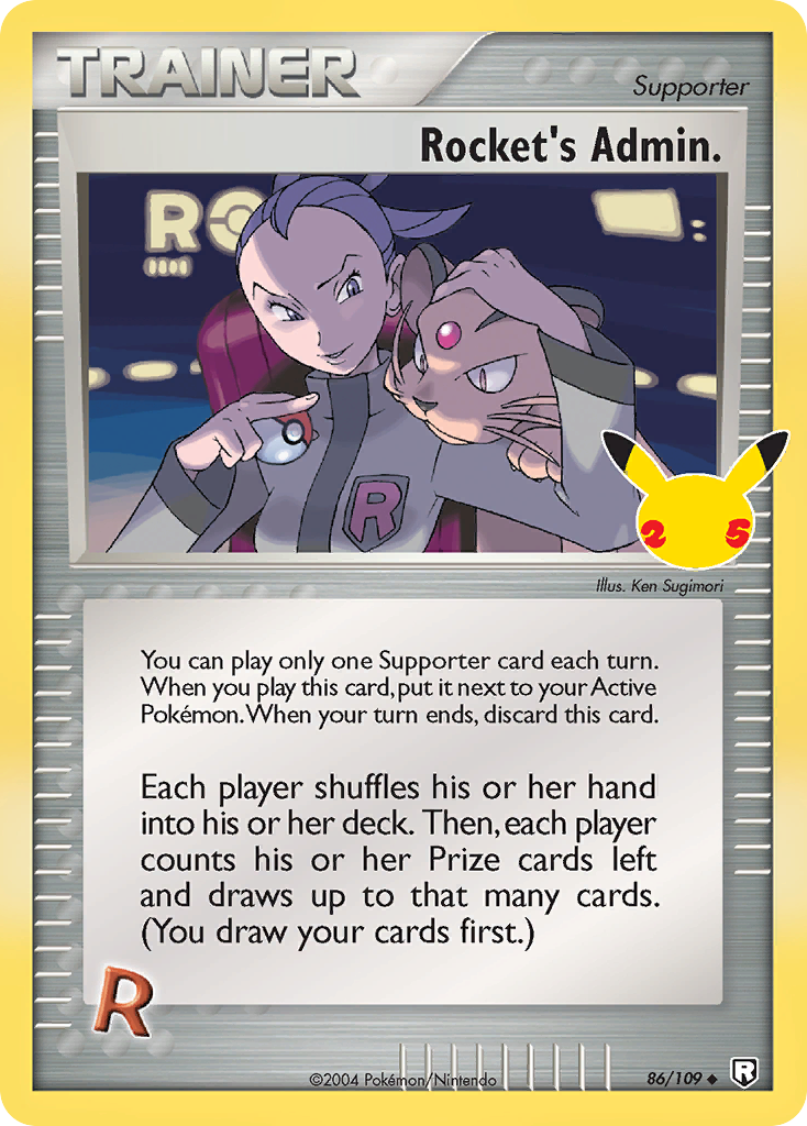 Rocket's Admin. 86/109 Classic Collection Celebrations: Classic Collection NM/M