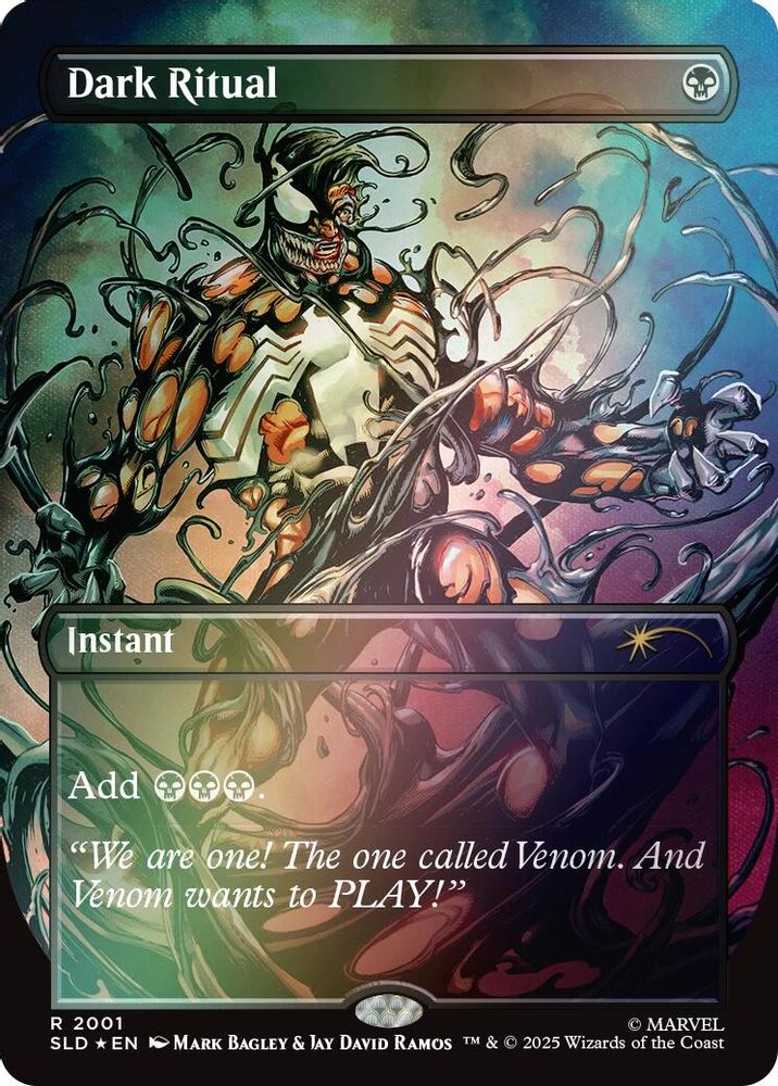 Dark Ritual (2001) (Rainbow Foil) 2001 Rare Secret Lair Drop Series Holo NM/M