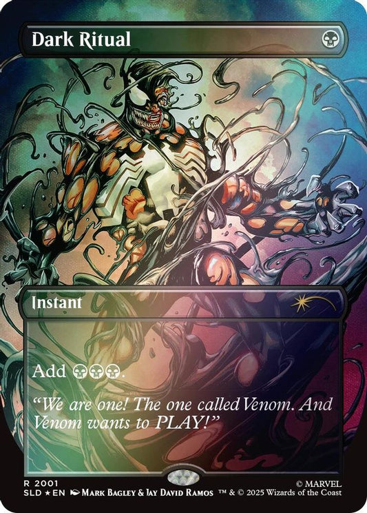 Dark Ritual (2001) (Rainbow Foil) 2001 Rare Secret Lair Drop Series Holo NM/M