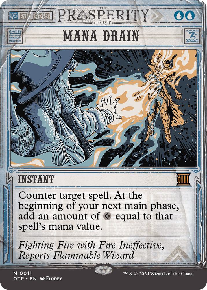 Mana Drain 11 Mythic Outlaws of Thunder Junction: Breaking News NM/M