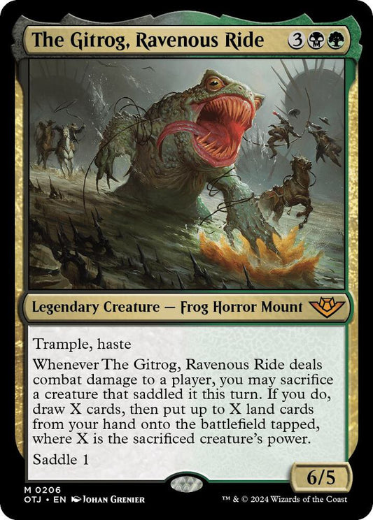 The Gitrog, Ravenous Ride 206 Mythic Outlaws of Thunder Junction NM/M
