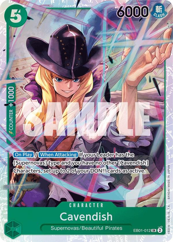 Cavendish EB01-012 Super Rare Extra Booster: Memorial Collection NM/M