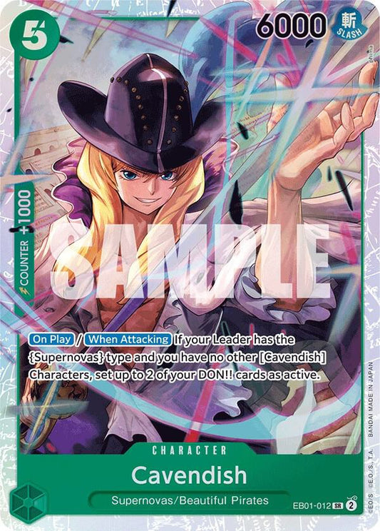 Cavendish EB01-012 Super Rare Extra Booster: Memorial Collection NM/M