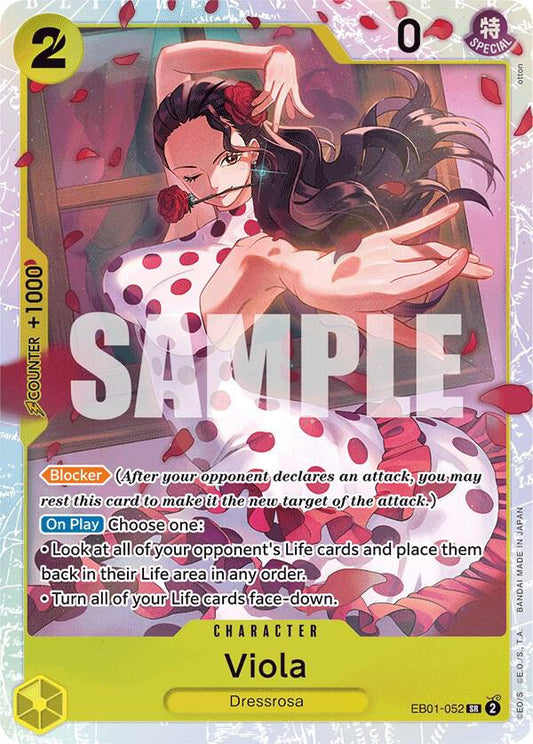Viola EB01-052 Super Rare Extra Booster: Memorial Collection NM/M