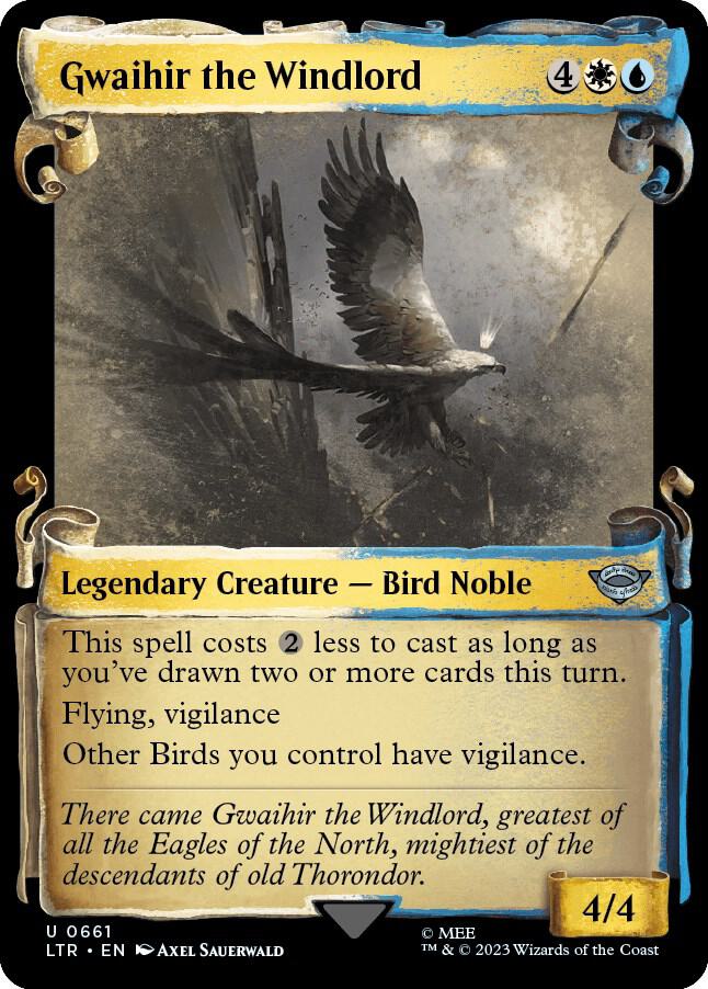 Gwaihir the Windlord (Showcase Scrolls) 661 Foil Universes Beyond: The Lord of the Rings: Tales of Middle-earth NM/M