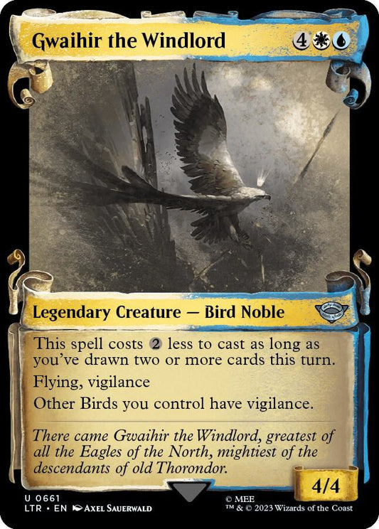 Gwaihir the Windlord (Showcase Scrolls) 661 Foil Universes Beyond: The Lord of the Rings: Tales of Middle-earth NM/M