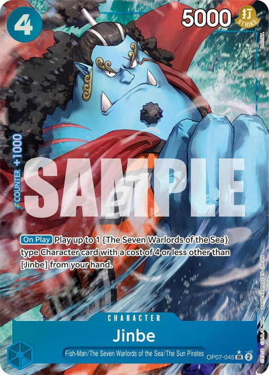 Jinbe (045) (Parallel) OP07-045 Super Rare 500 Years in the Future NM/M