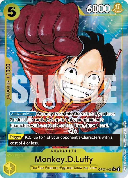 Monkey.D.Luffy (109) (Parallel) OP07-109 Super Rare 500 Years in the Future NM/M