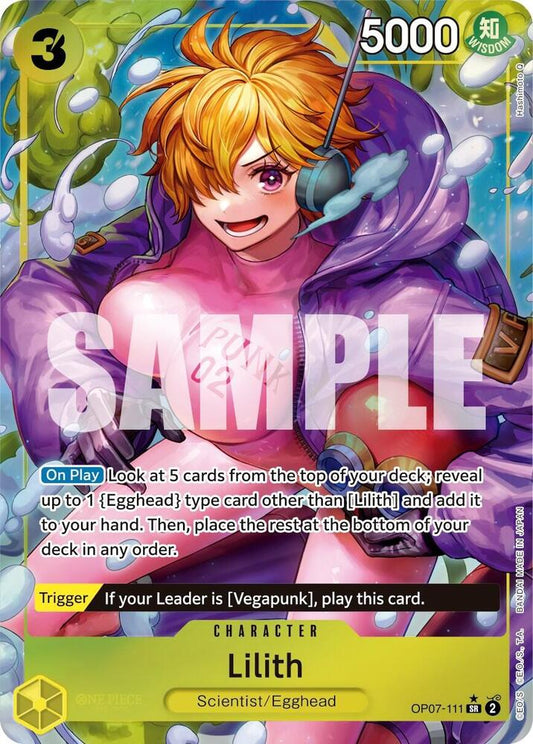 Lilith (Parallel) OP07-111 Super Rare 500 Years in the Future NM/M
