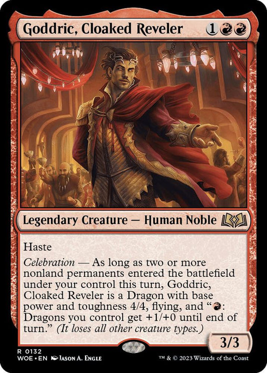 Goddric, Cloaked Reveler 132 Rare Wilds of Eldraine NM/M