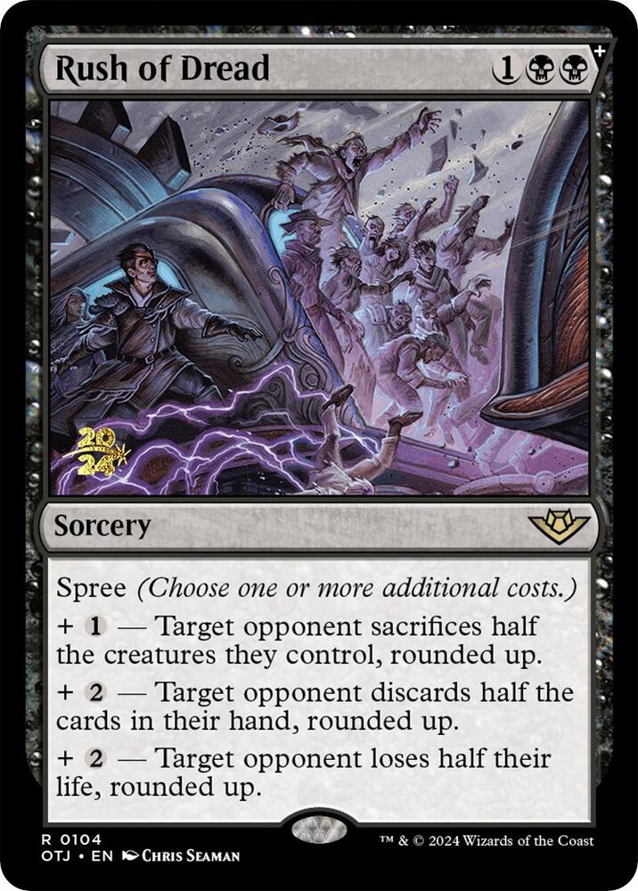 Rush of Dread 104 Rare Prerelease Cards Foil NM/M